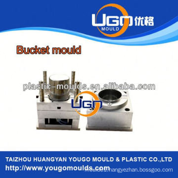 high polish injection bucket mould factory/new design paint bucket mould in China